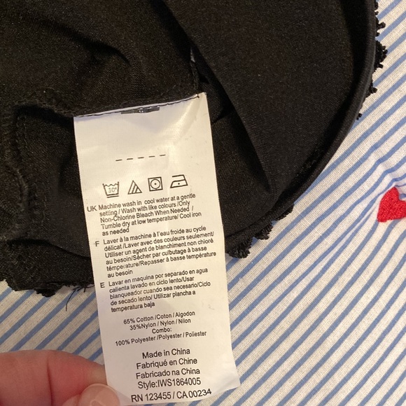 βοΈ 2X Host Pick βοΈ NWT - Isaac Mizrahi Black White Scalloped Lace Skirt Sz M* - Picture 11 of 12